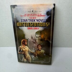 Star Trek: Battlestations Novel by Diane Carey Pocket Books #31 1986 Sci-Fi